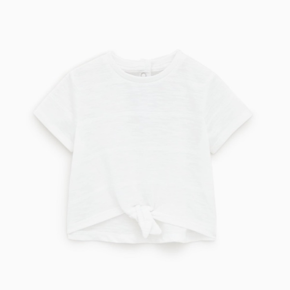 Zara knotted shirt